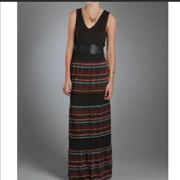 Free People Dresses & Skirts - Free People tiered pom pom maxi dress S